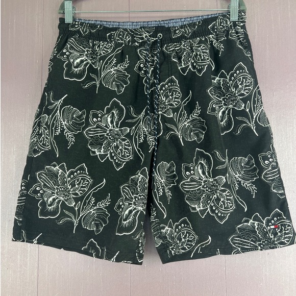 Tommy Hilfiger Other - Tommy Hilfiger Mens Navy White Vacation Floral Swim Trunks Board Shorts Preppy L